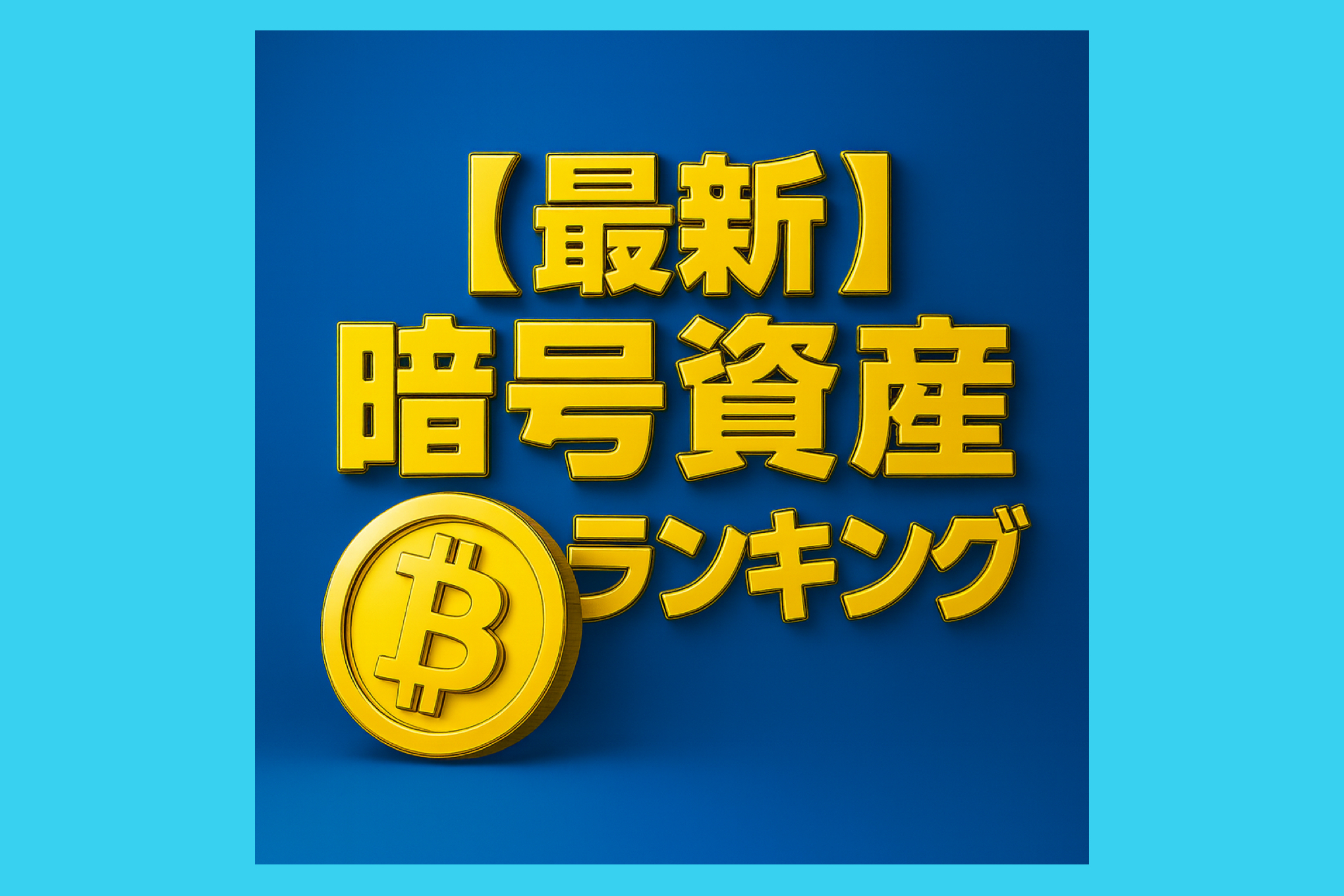 最新】暗号資産(仮想通貨)ランキング